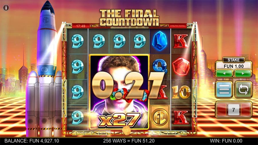 fina countdown slot