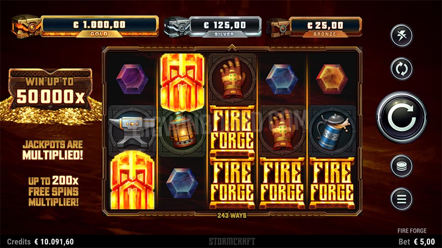 fire forge slot