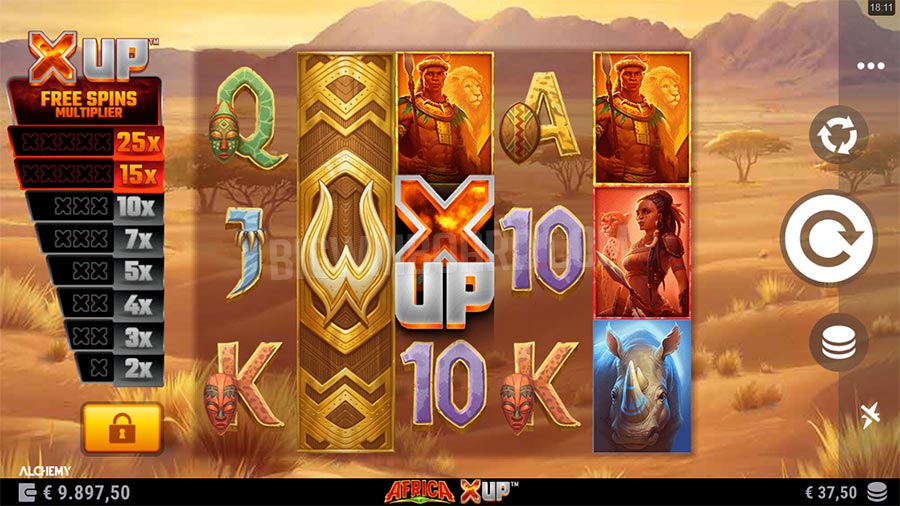 Africa X UP slot