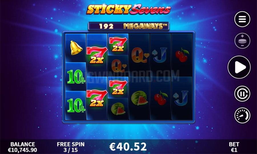 Sticky Sevens Megaways slot