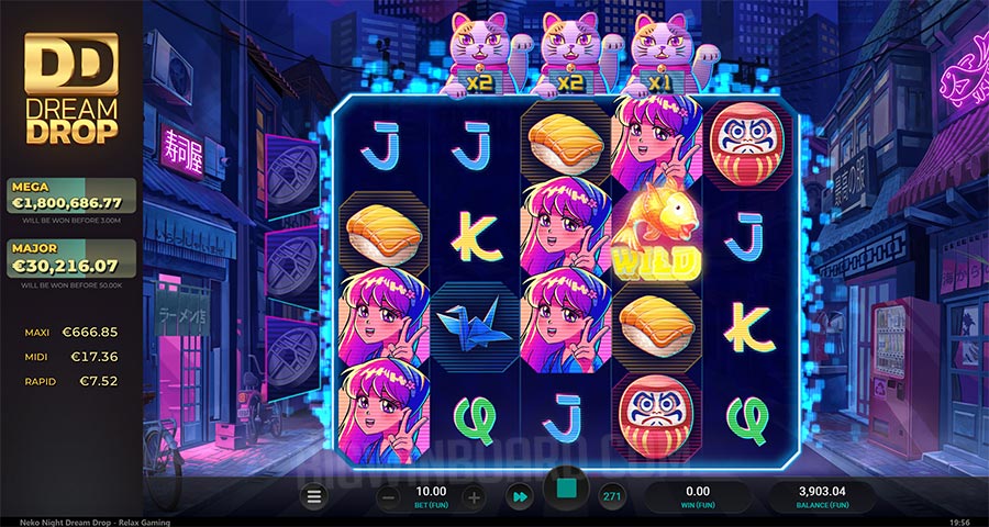 Neko Night Dream Drop slot