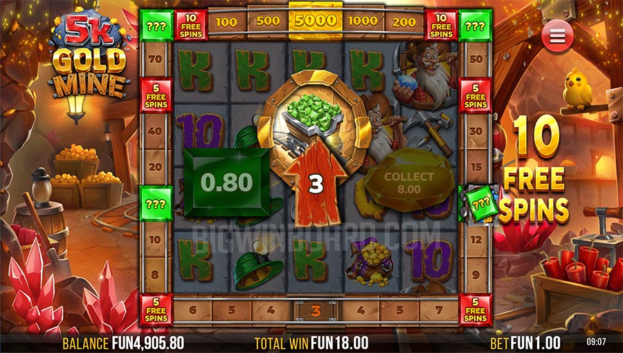 5k Gold Mine Dream Drop slot