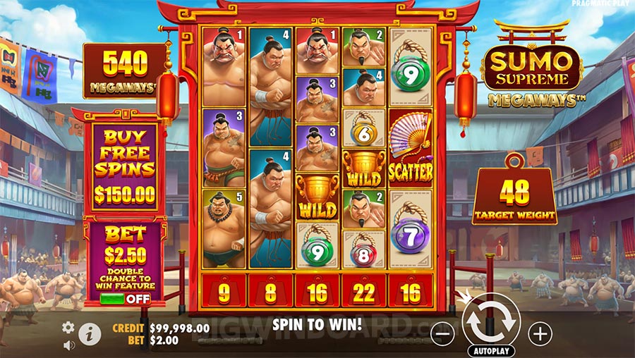 Sumo Supreme Megaways slot